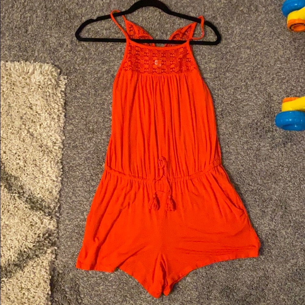 Orange romper